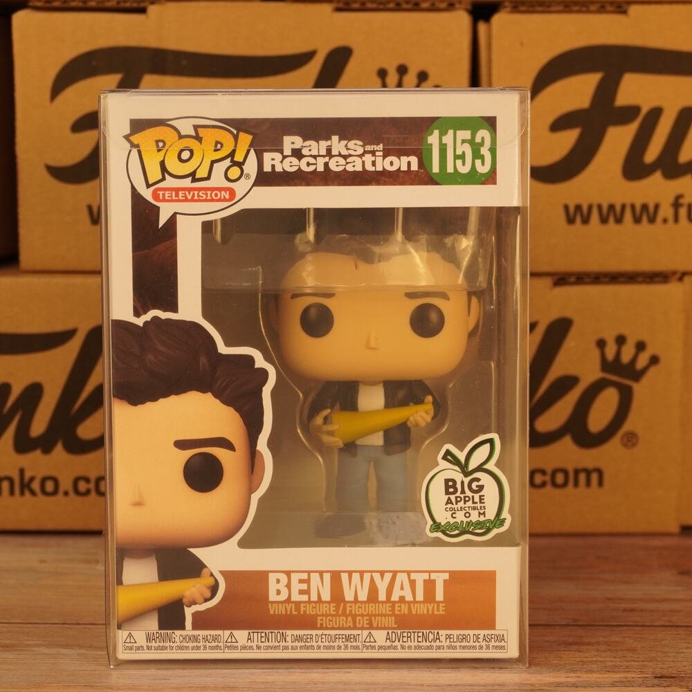 Funko Pop! Parks and Recreation Ben Wyatt #1153 Big Apple Collectibles Exclusive